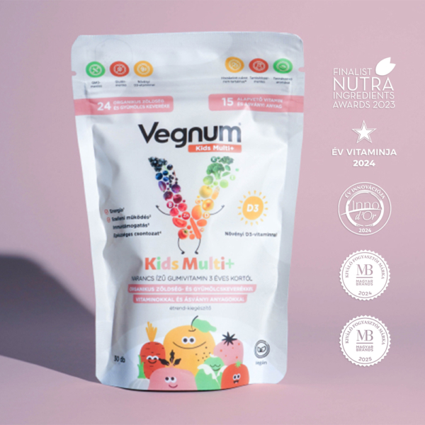 Vegnum Kids Multi+ <br>újgenerációs gyerekvitamin