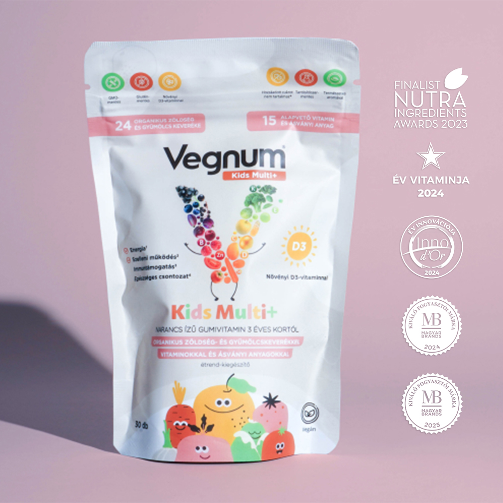 Vegnum Kids Multi+ <br>újgenerációs gyerekvitamin
