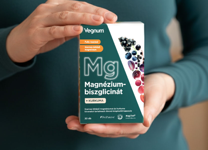 Vegnum magnézium-biszglicinát + kurkuma